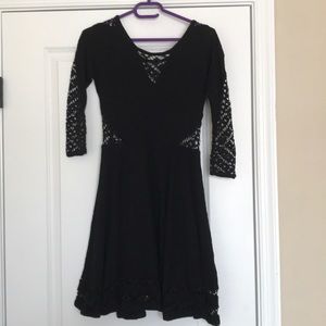Free People Crochet Detail Dress